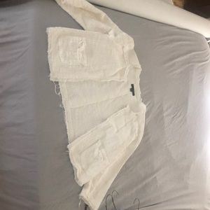 Lightweight twill summer blazer 3/4 length sleeves